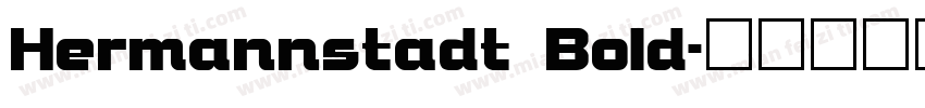 Hermannstadt Bold字体转换